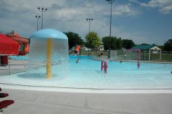 aquatic center fountain